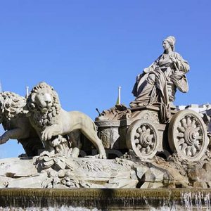 Diosa Cibeles en color.