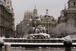 La diosa y calle Alcalá.