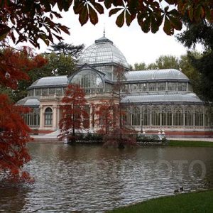 Palacio de Cristal en otoño.